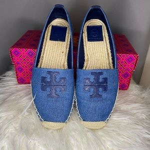 Tory Burch Espadrille… color denim blue size 7.5